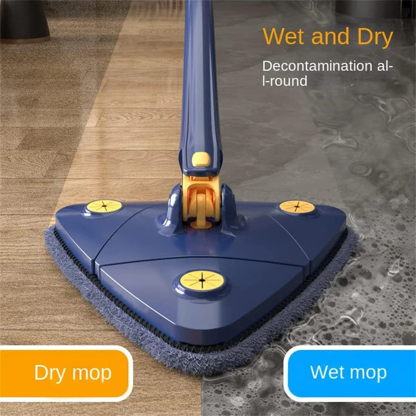 🌀 360° Rotating Adjustable Mop