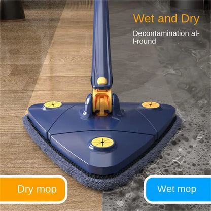 🌀 360° Rotating Adjustable Mop