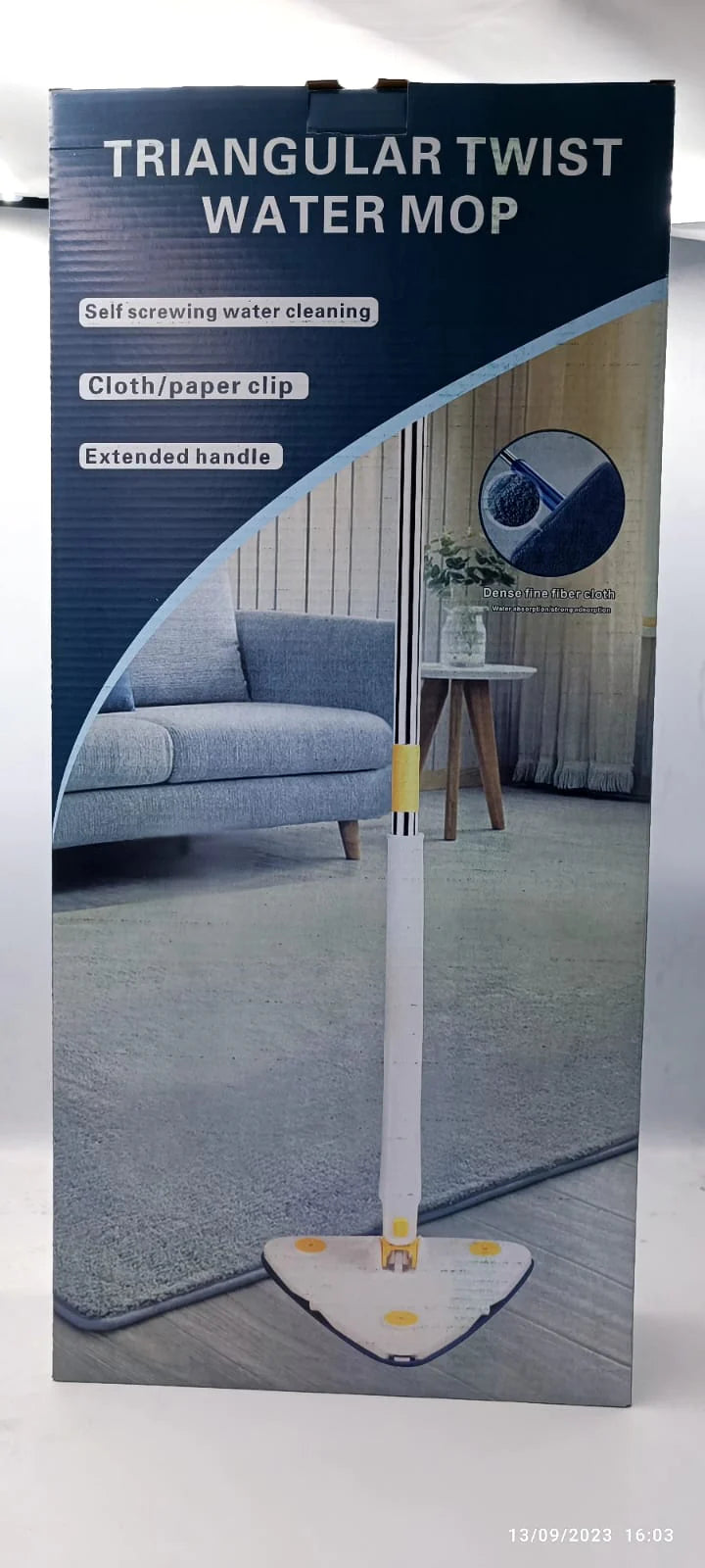🌀 360° Rotating Adjustable Mop