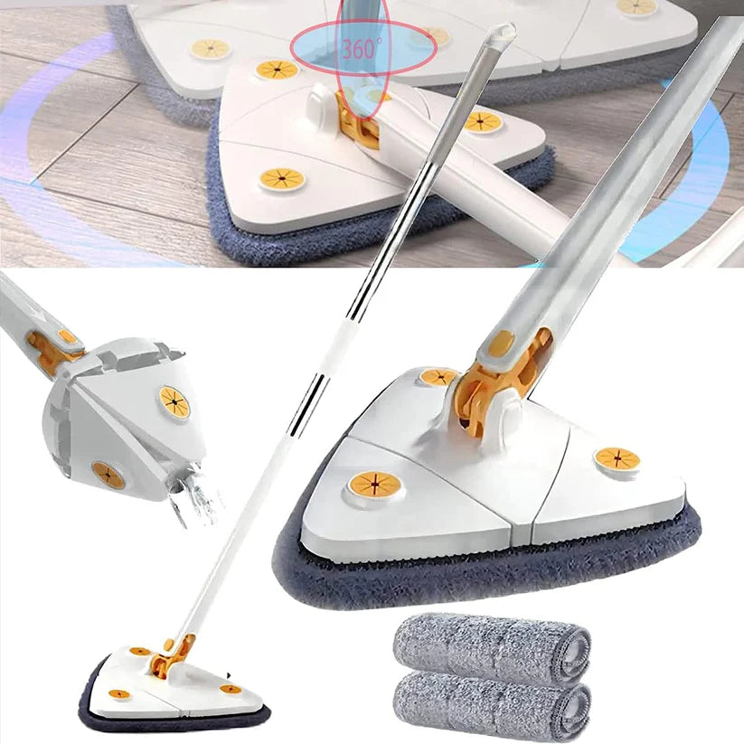 🌀 360° Rotating Adjustable Mop
