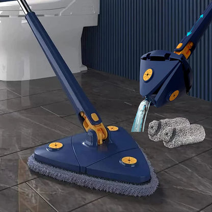 🌀 360° Rotating Adjustable Mop