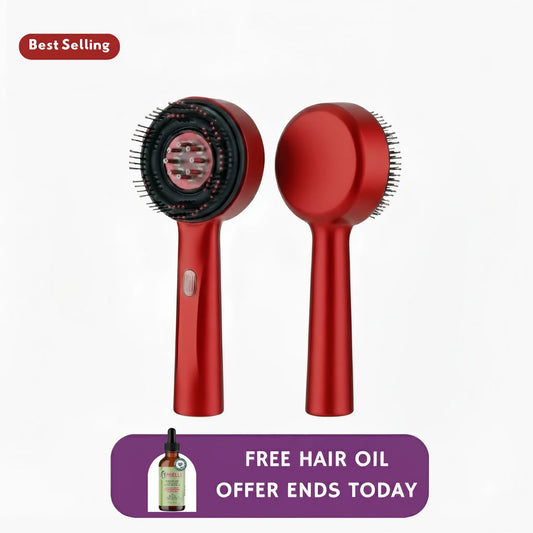 Zaymira Beauty Scalp Massager Brush - Red Light Therapy